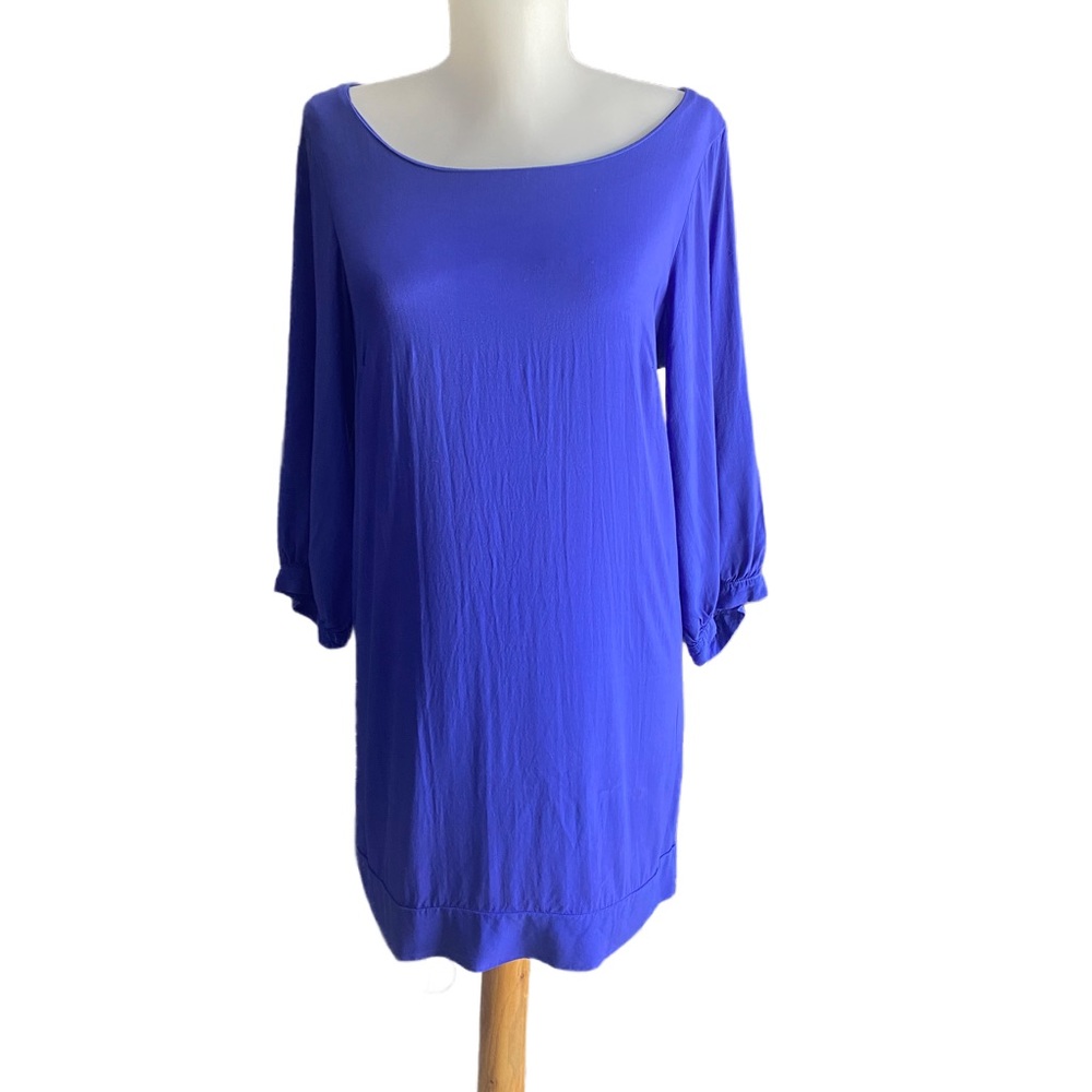 VTG Y2K Splendid Purple Tunic Dress with a Round Neckline